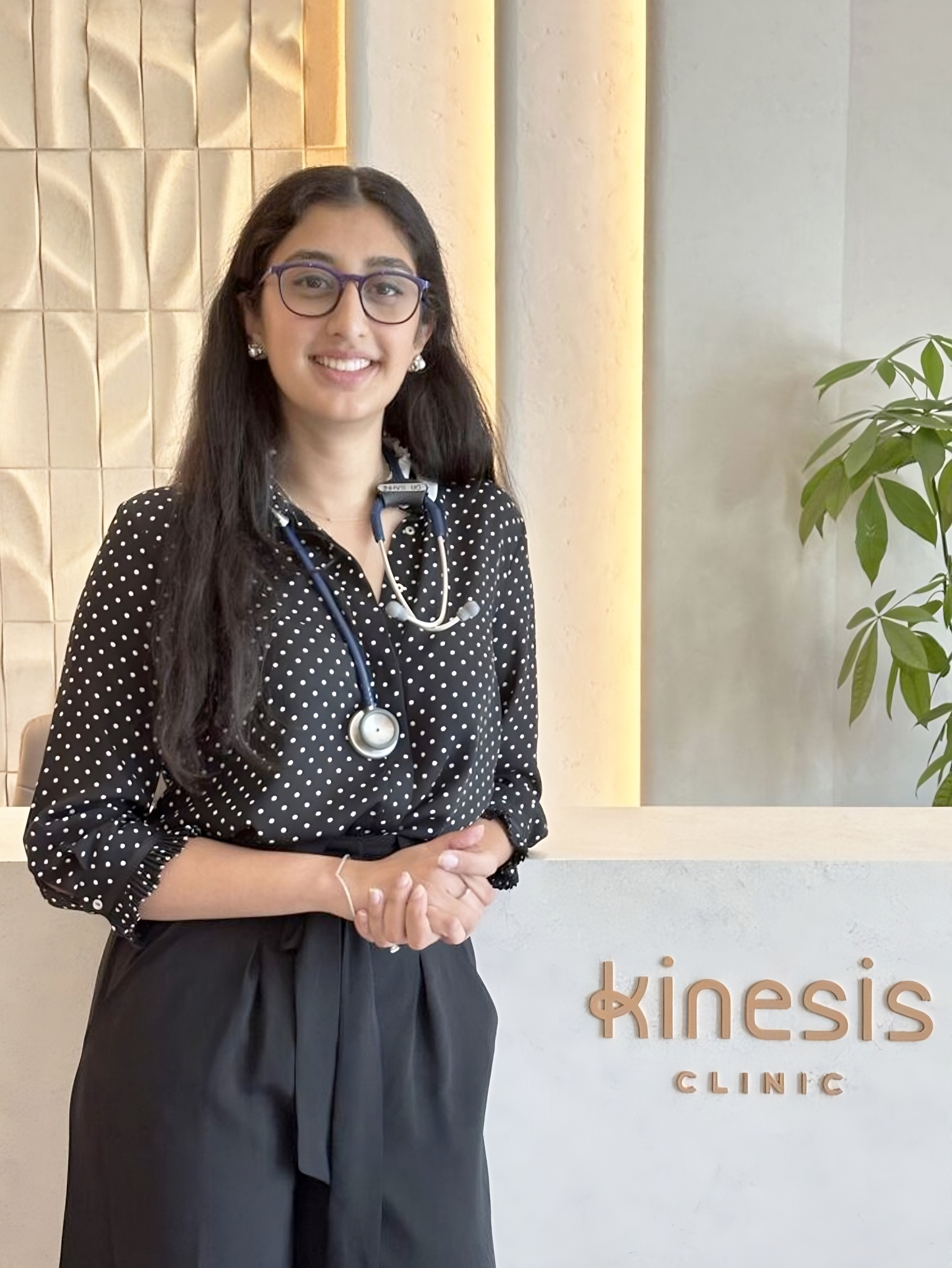 dr.alia Dr. Alia Sahni, general practitioner at Kinesis Clinic Dubai.