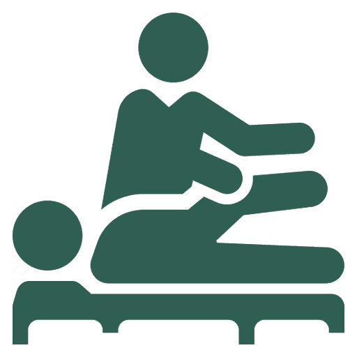 Logo for massage therapy.