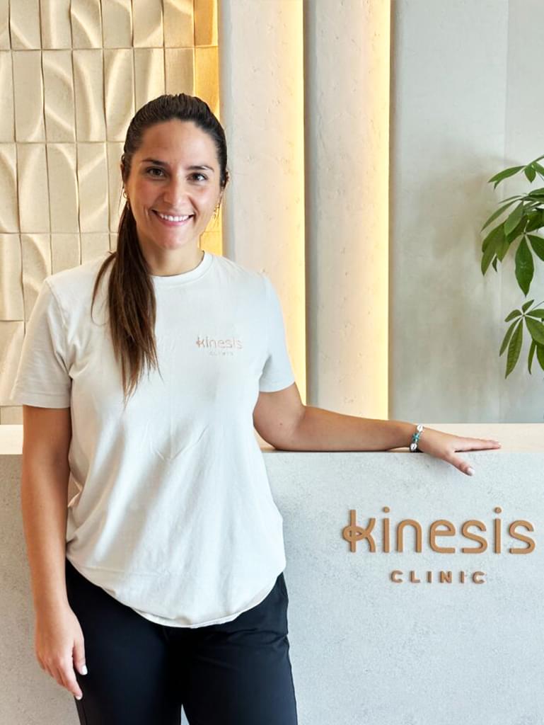 Marta Alo, senior physiotherapist at Kinesis Clinic Dubai.